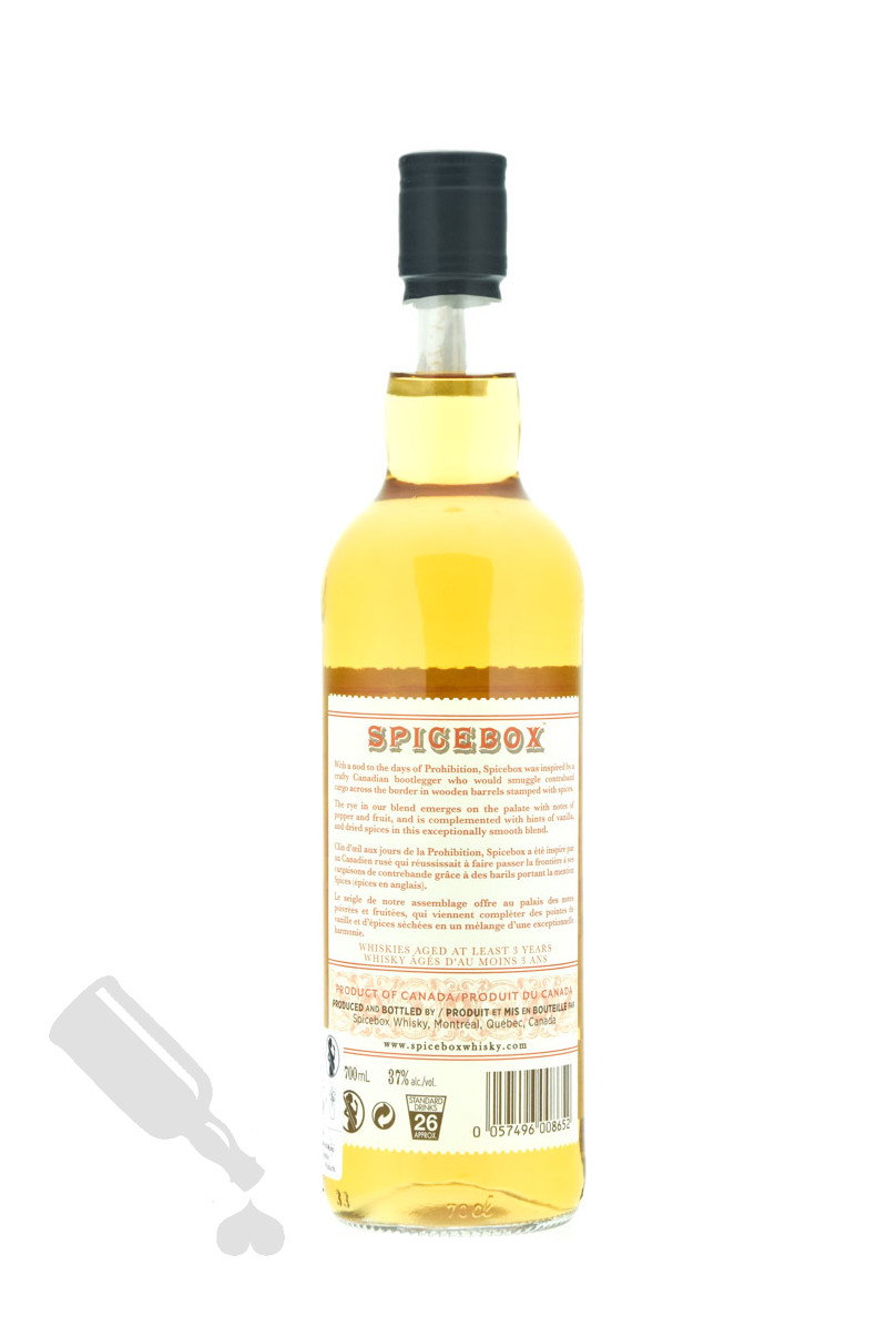 SPICEBOX SPICED WHISKY カナダ スパイスボックスウイスキー Spicebox Spiced Whisky - Passie voor Whisky