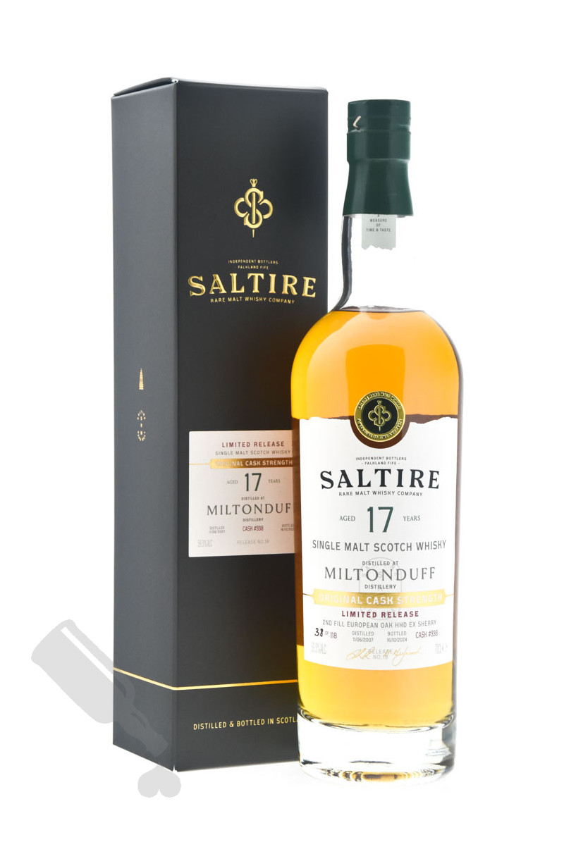 Miltonduff 17 years 2007 - 2024 #338 Saltire Rare Malt