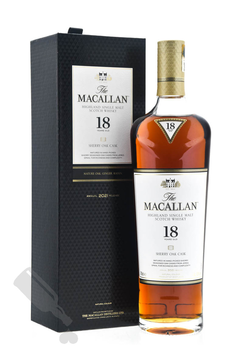 Macallan 18 years Sherry Oak Cask 2021 Release