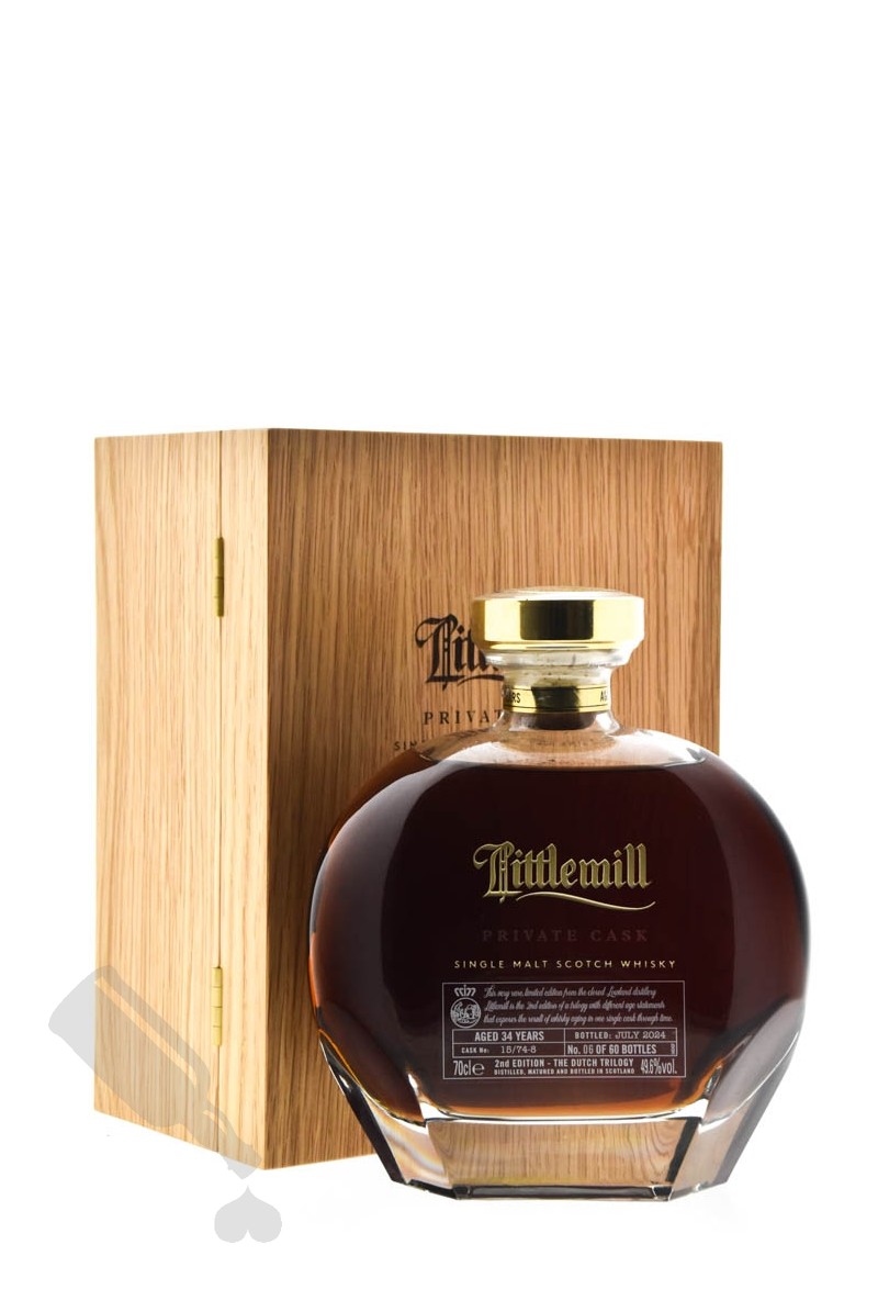Littlemill 34 years 1990 - 2024 Private Cask #15/74-8 - 2nd Edition - The Dutch Trilogy