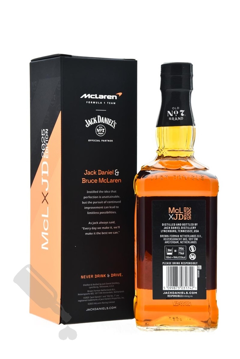 Jack Daniel's Old No.7 McLaren 2025 Edition - Passie voor Whisky