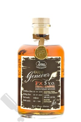 Zuidam Oude Genever 5 years PX Single Barrel 100cl