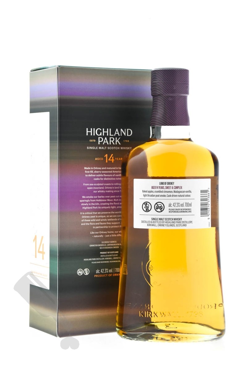 Highland Park 14 years Land Of Orkney - Passie voor Whisky