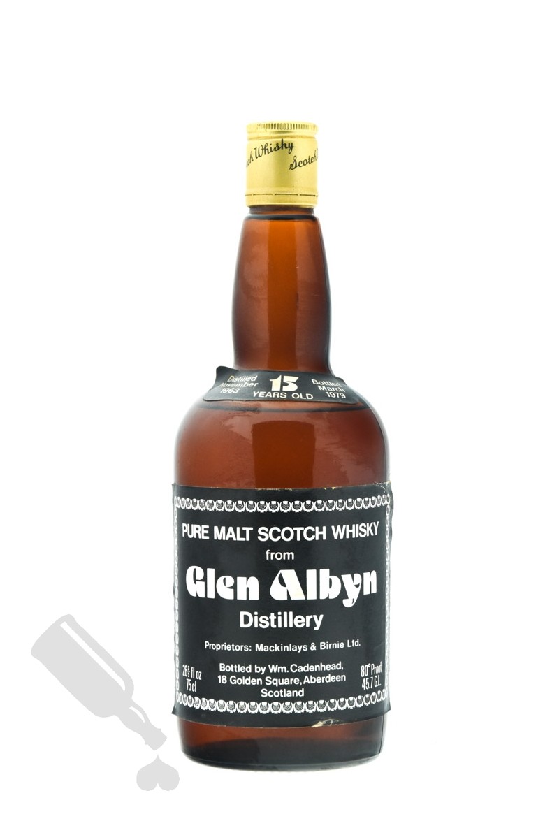 Glen Albyn 15 years 1963 - 1979 Dumpy Bottle