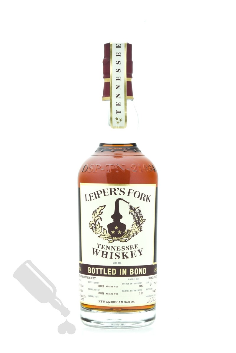 Leiper's Fork 6 years Bottled in Bond Tennessee Whiskey