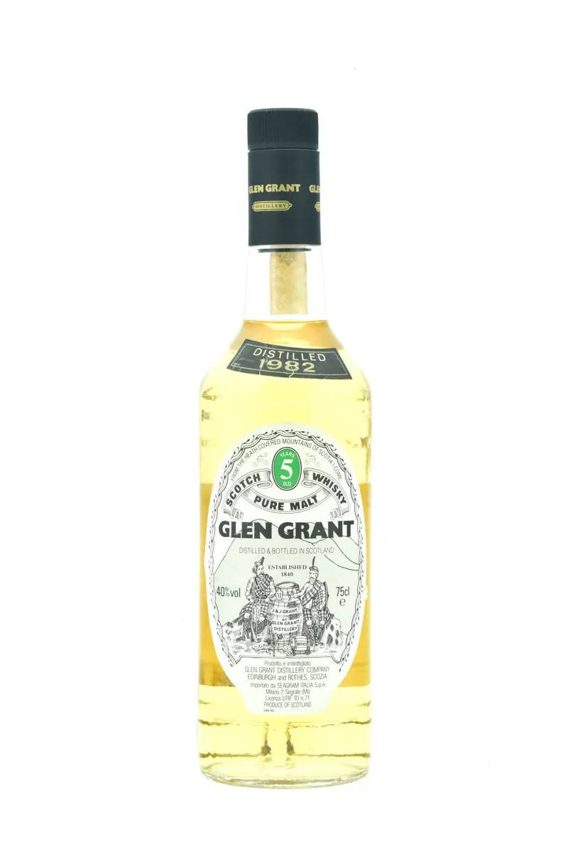 Glen Grant 5 years Distilled 1982 0.75 liter Glen Grant 5 years Distilled 1982 0.75 liter