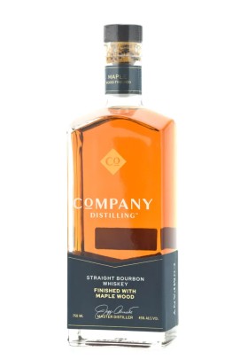 Company Distilling® Straight Bourbon Whiskey Finished with Maple Wood 75cl