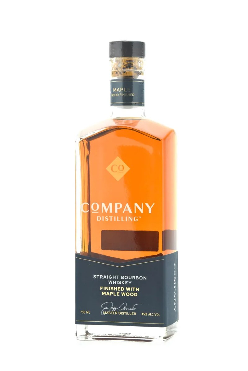 Company Distilling® Straight Bourbon Whiskey Finished with Maple Wood 75cl Company Distilling® Straight Bourbon Whiskey Finished with Maple Wood 75cl