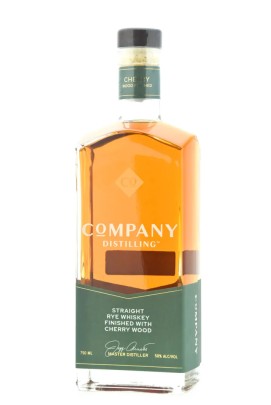 Company Distilling® Straight Rye Whiskey Finished with Cherry Wood 75cl