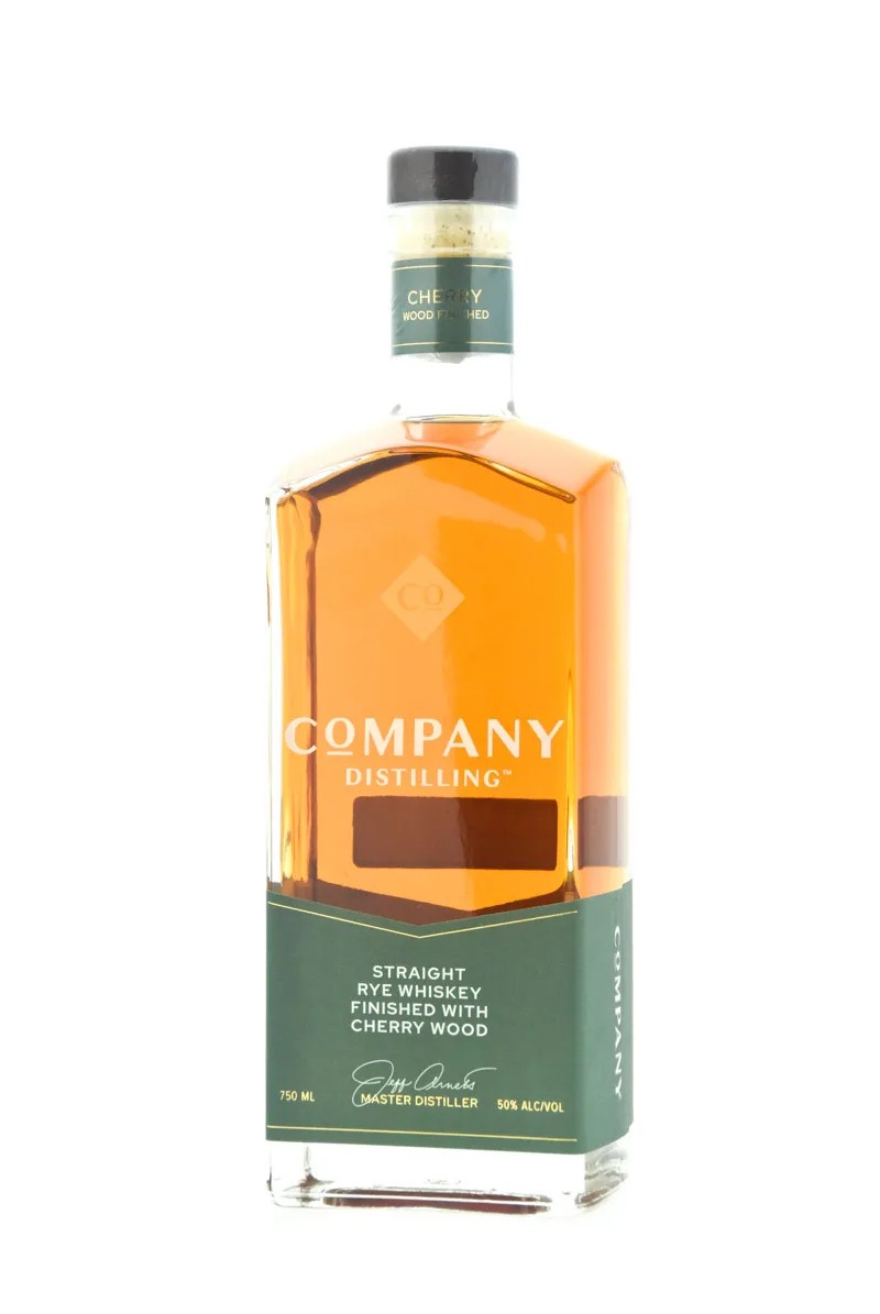 Company Distilling® Straight Rye Whiskey Finished with Cherry Wood 75cl