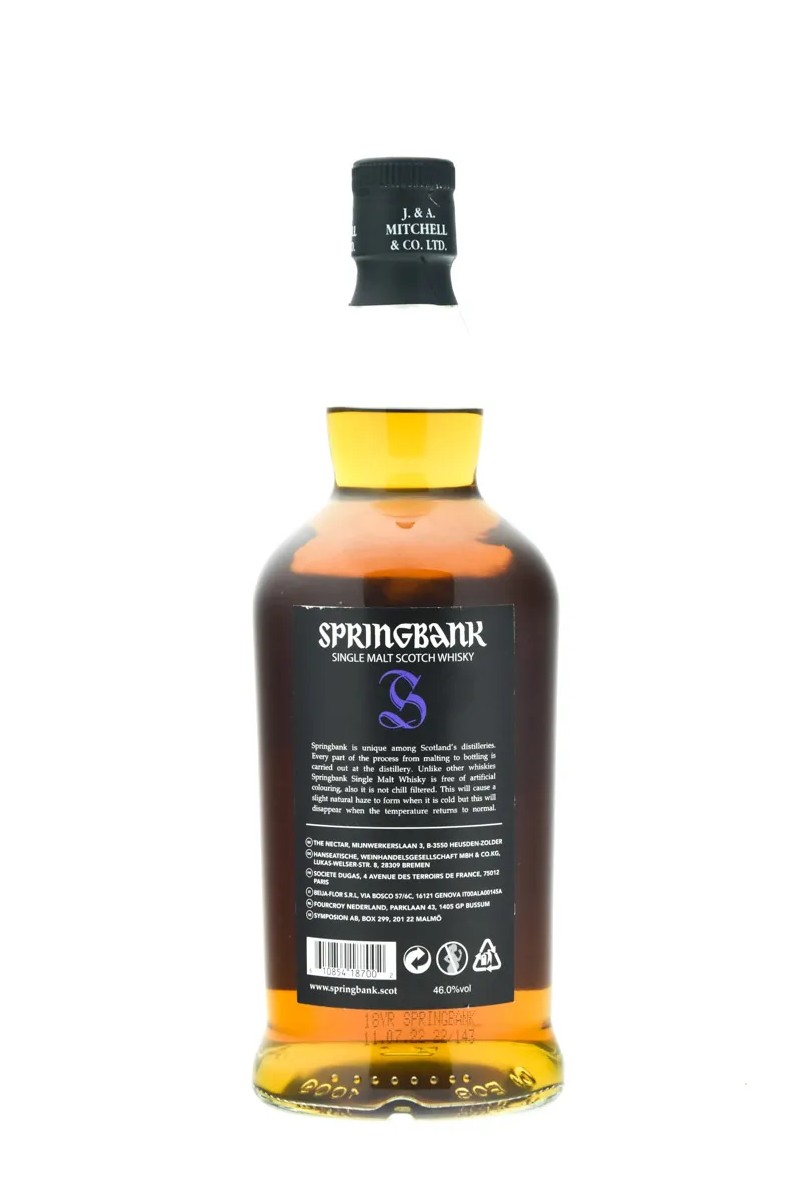 Springbank 18 years 2022 Edition - Passie voor Whisky