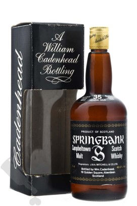 Springbank 35 years 1952 - 1987 75cl Brown Dumpy Bottle