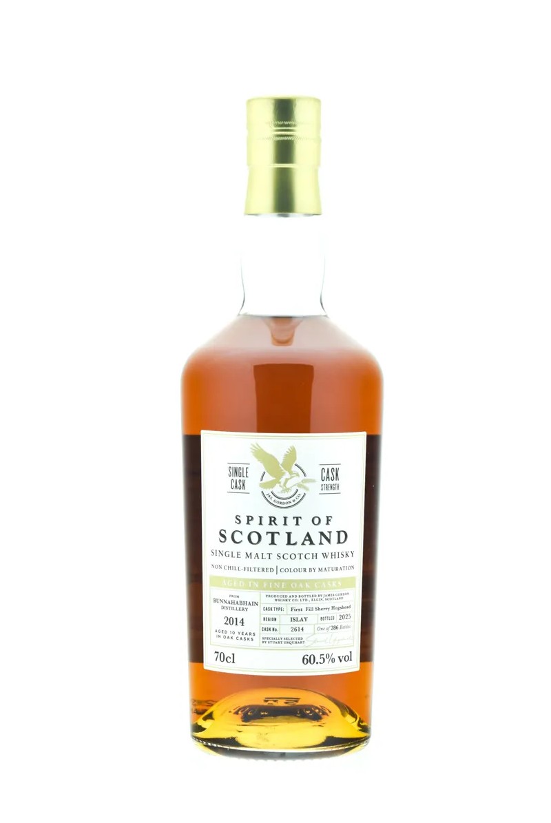 Bunnahabhain 10 years 2014 - 2025 #2614 Spirit of Scotland