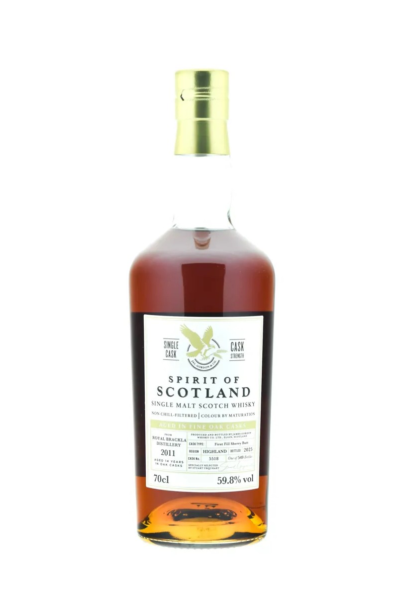Royal Brackla 14 years 2011 - 2025 #5518 Spirit of Scotland