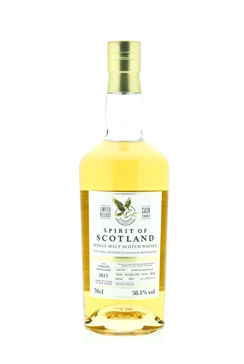 Tomatin 12 years 2013 - 2026 #3307 Spirit of Scotland Tomatin 12 years 2013 - 2026 #3307 Spirit of Scotland