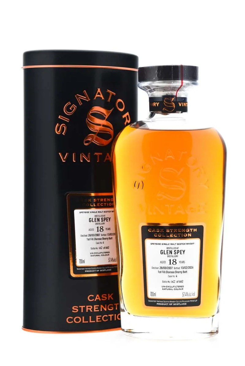 Glen Spey 18 years 2007 - 2026 #4 Cask Strength Collection