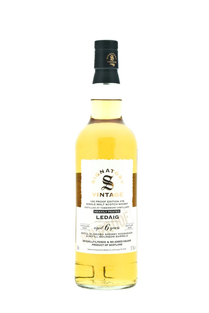 Ledaig 6 years 2020 - 2026 100 Proof Edition #76