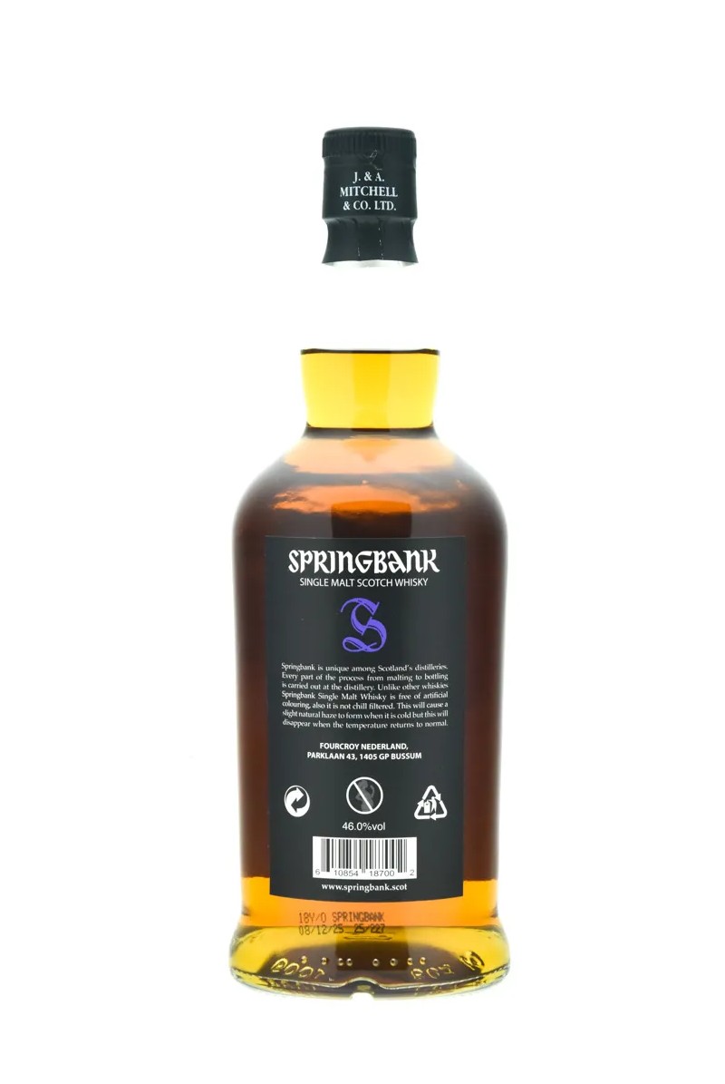 Springbank 18 years 2025 Edition - Passie voor Whisky