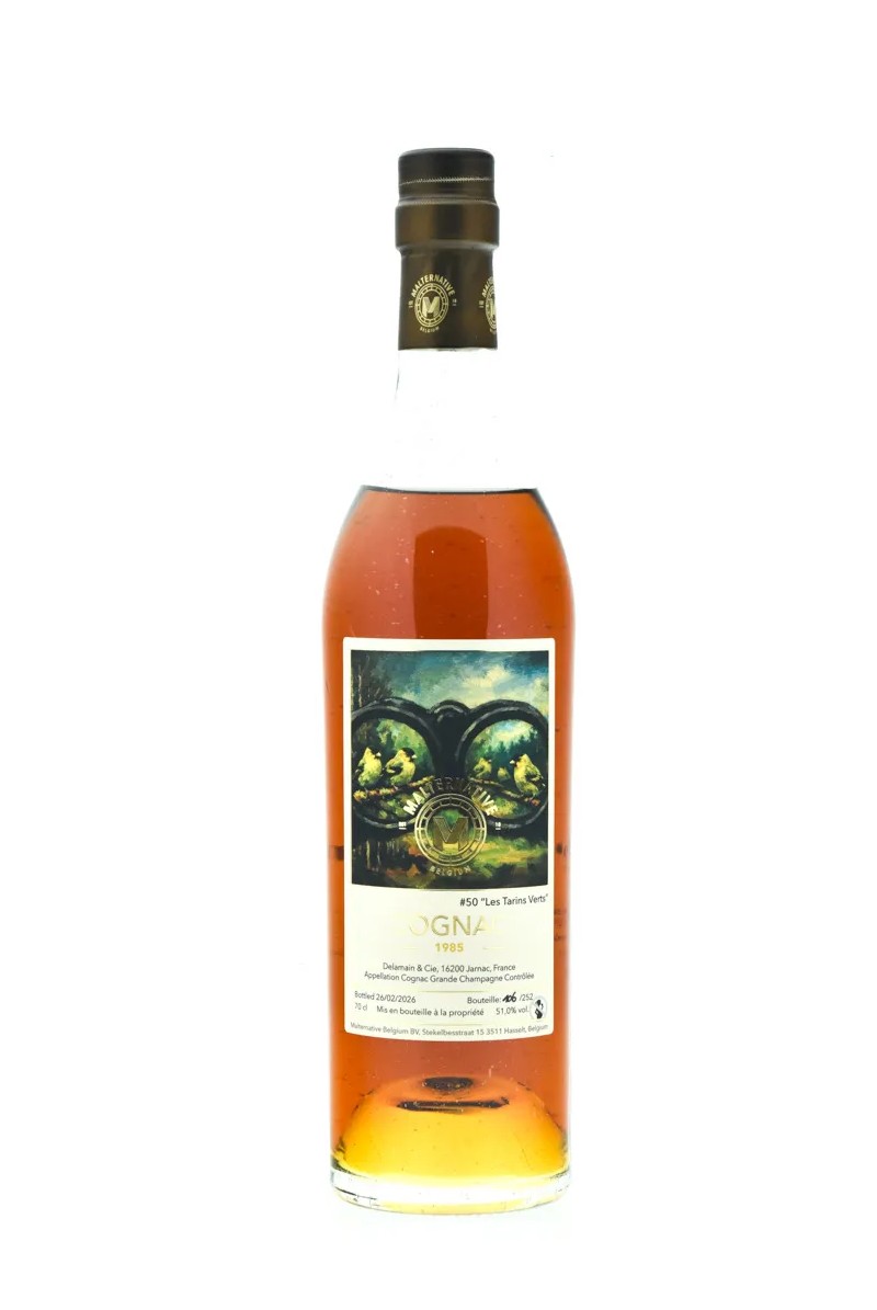 Cognac #50 "Les Tarins Verts" (1985) - Malternative Belgium (Delamain) Cognac #50 "Les Tarins Verts" (1985) - Malternative Belgium (Delamain)