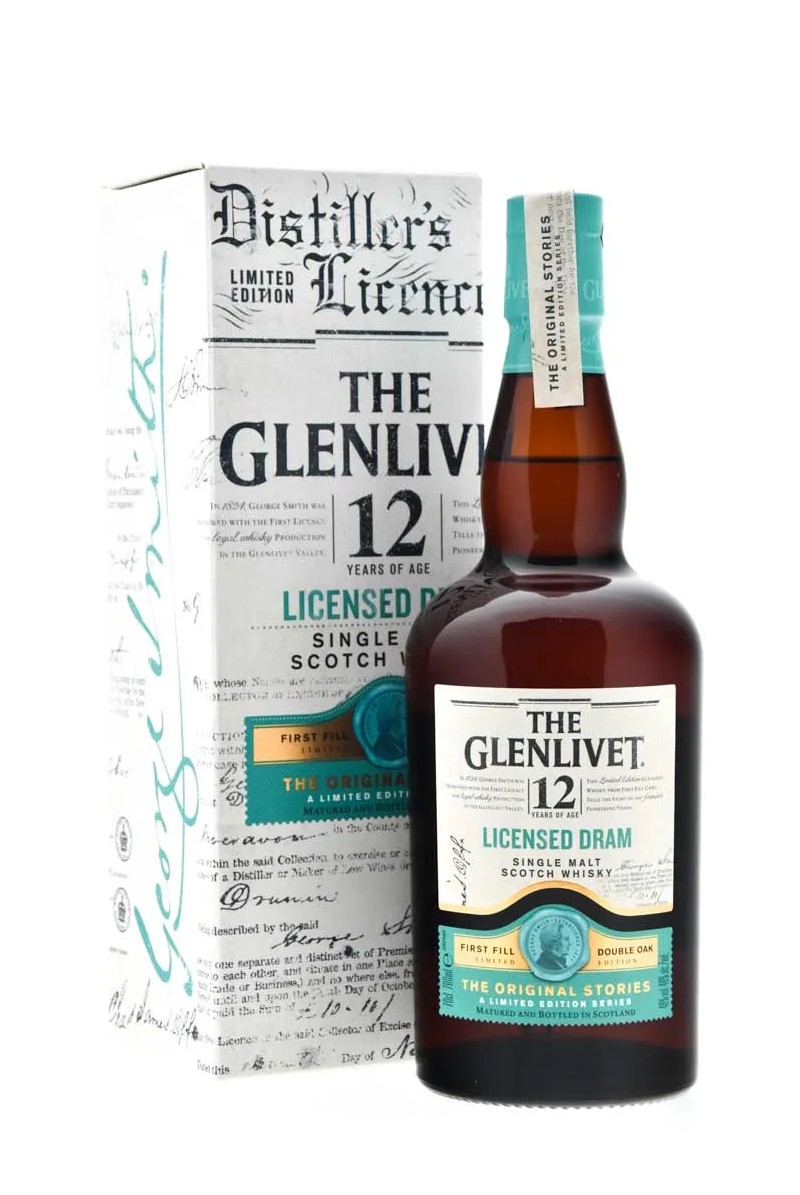 Glenlivet 12 years Lincensed Dram