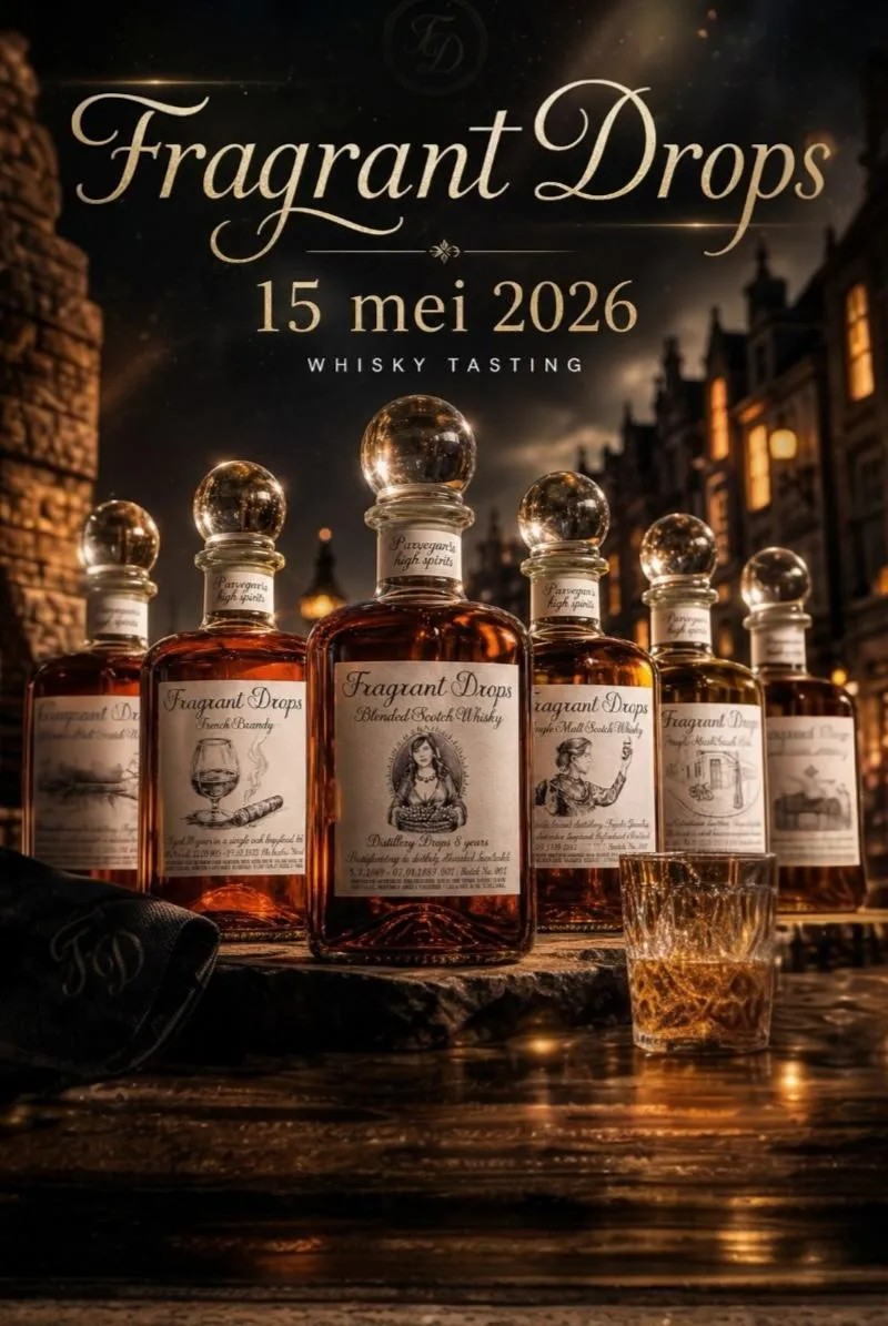 Whisky Nosing and Tasting Fragrant Drops - 15 mei 2026