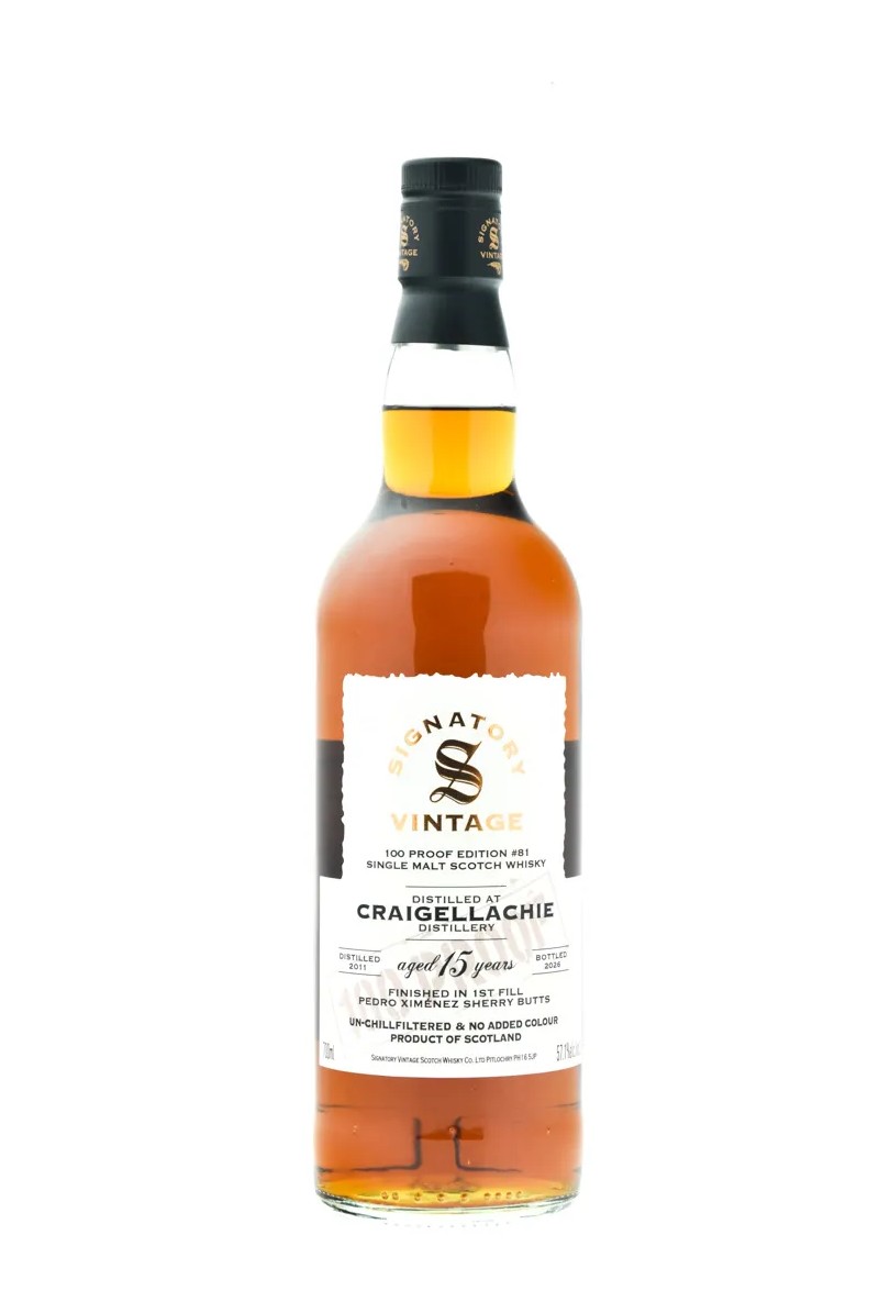 Craigellachie 15 years 20110 - 2026 100 Proof Edition #81 Craigellachie 15 years 20110 - 2026 100 Proof Edition #81