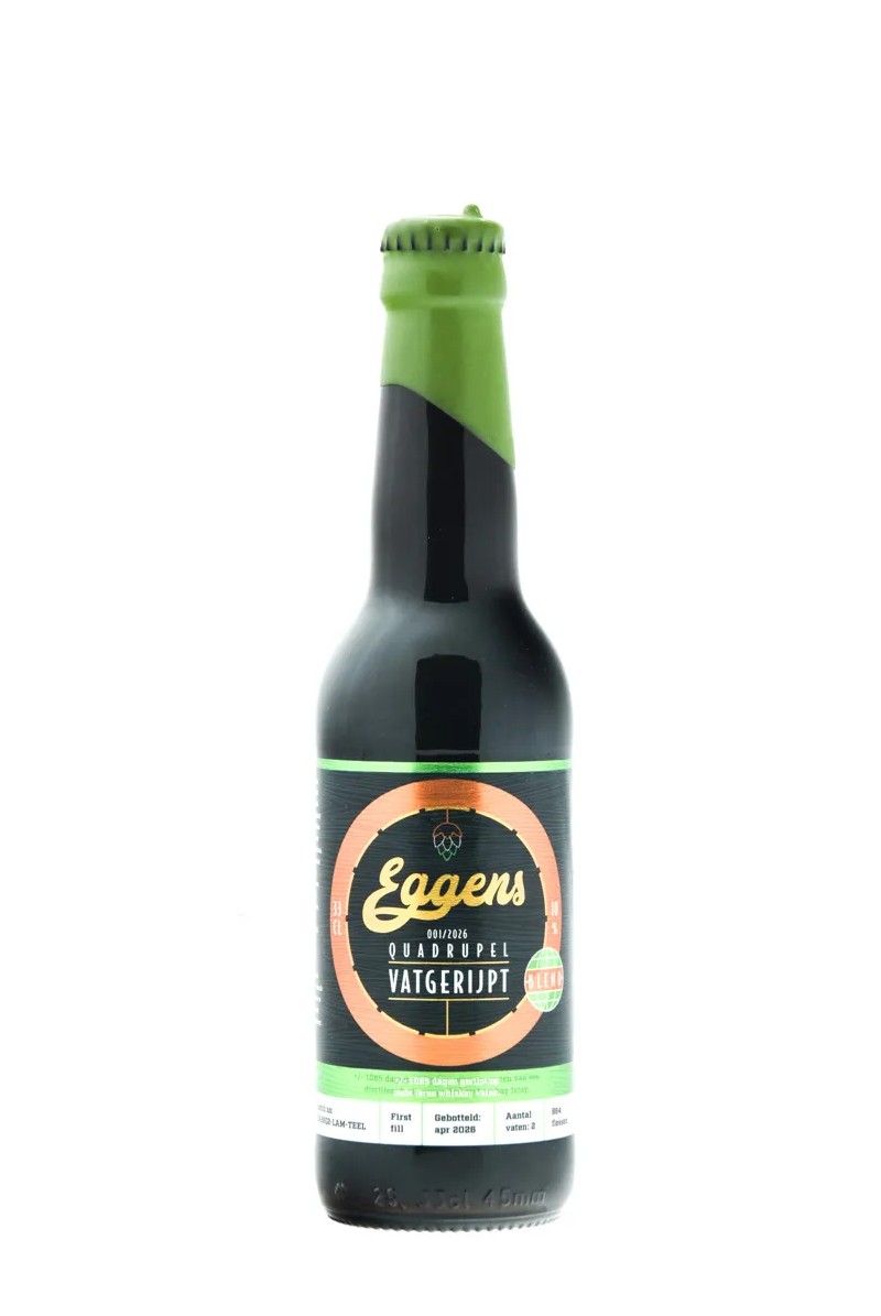 Eggens Quadrupel Vatgerijpt - 001/2026 - Irish Whiskey Cask 33cl Eggens Quadrupel Vatgerijpt - 001/2026 - Irish Whiskey Cask 33cl