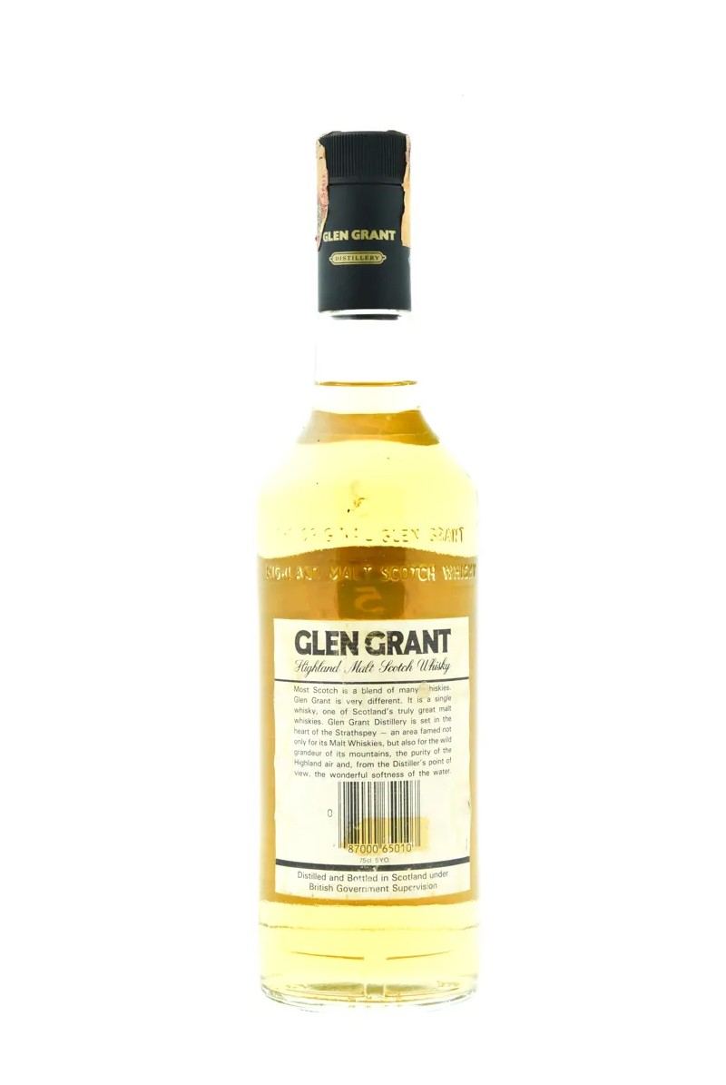 Glen Grant 5 years Distilled 1980 75cl - Passie voor Whisky