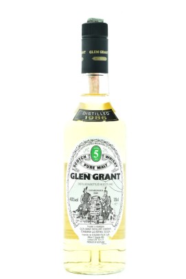 Glen Grant 5 years 1986