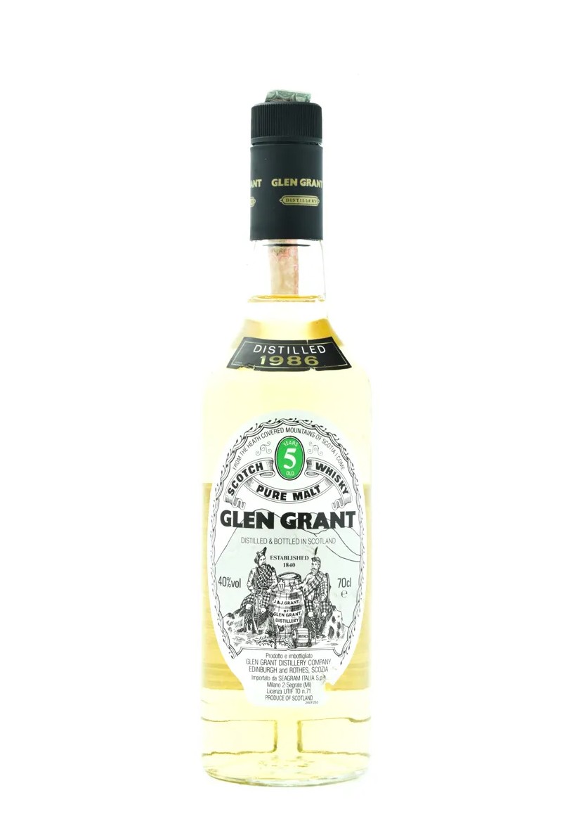 Glen Grant 5 years 1986