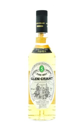 Glen Grant 5 years Distilled 1981 75cl