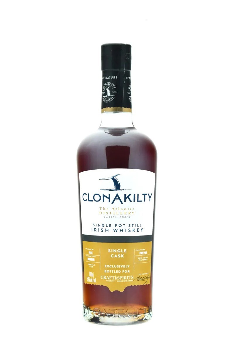 Clonakilty Single Cask Port Pipe for Craft Spirits