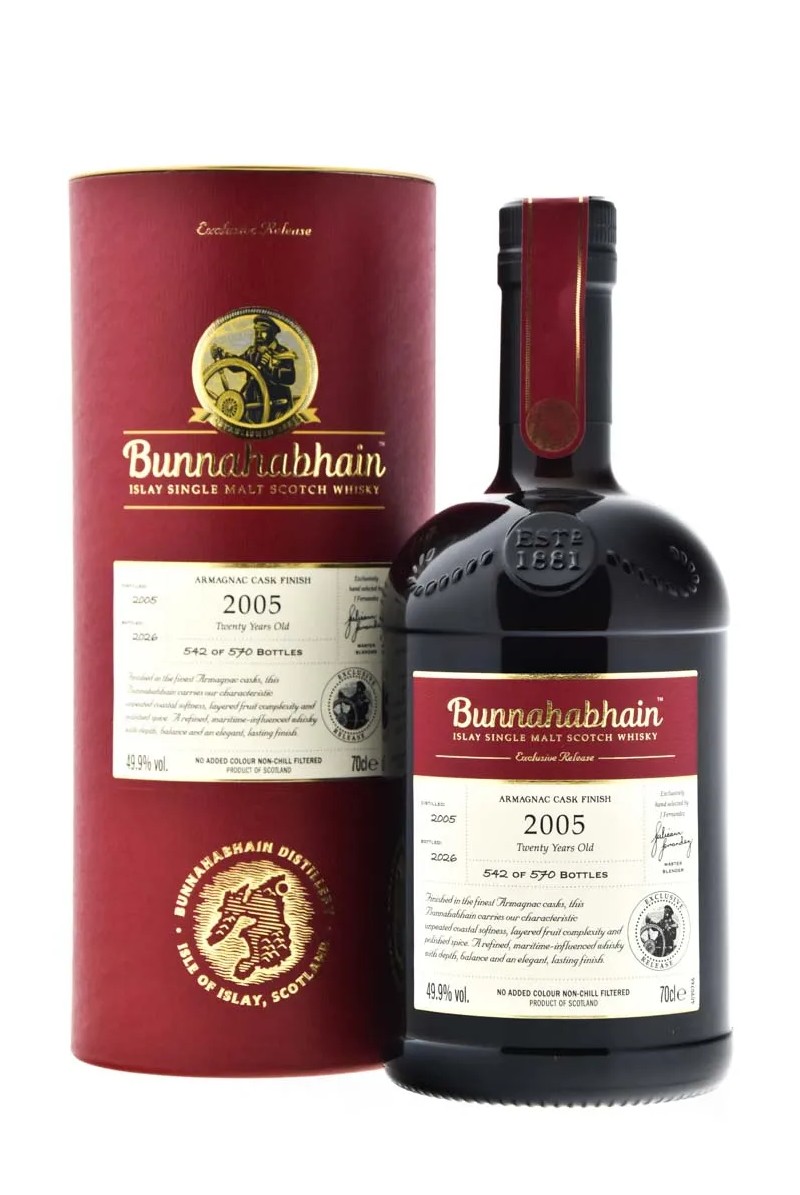 Bunnahabhain 20 years 2005 - 2026 Armagnac Finish Bunnahabhain 20 years 2005 - 2026 Armagnac Finish
