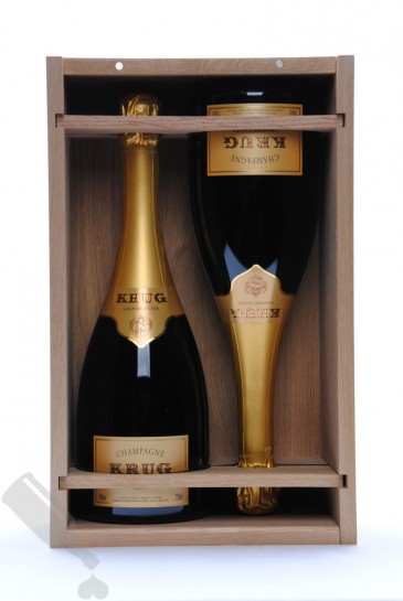 Krug Grande Cuvée Brut - 2 bottles in original wooden box