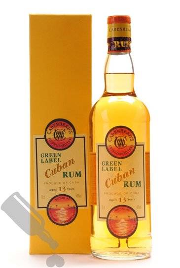 Cadenhead's Green Label Cuban Rum 13 years