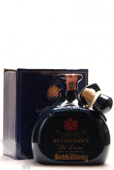 Buchanan's De Luxe 75cl - Blue Caramic Decanter