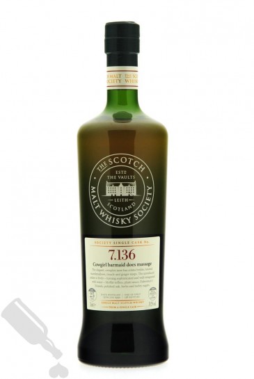 Longmorn 25 years 1990 Society Cask No. 7.136 Cowgirl Barmaid Does Massage