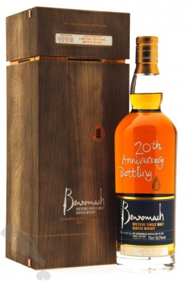 Benromach 1998 - 2018 Limited Edition 20th Anniversary Bottling