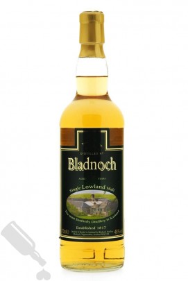 Bladnoch 19 years Distillery Label