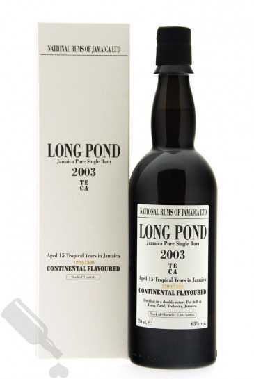 Long Pond 15 years 2003 - 2018 National Rums of Jamaica