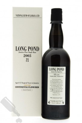 Long Pond 15 years 2003 - 2018 National Rums of Jamaica
